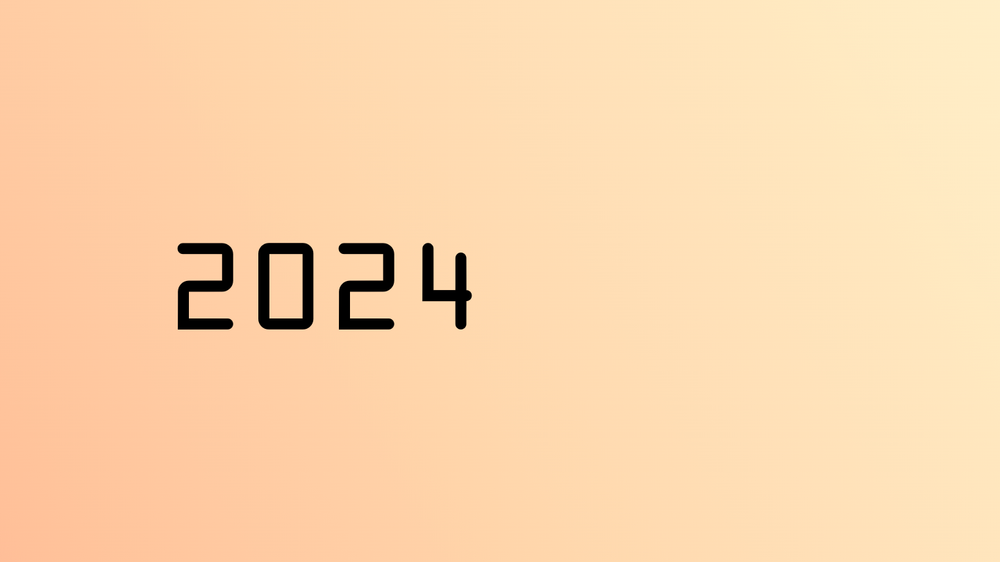 A gradient based off of PANTONE's 2024 color of the year, Peach Fuzz